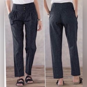 SUNDANCE Antebellum Linen Cotton Tapered
Trousers Size 14 petite